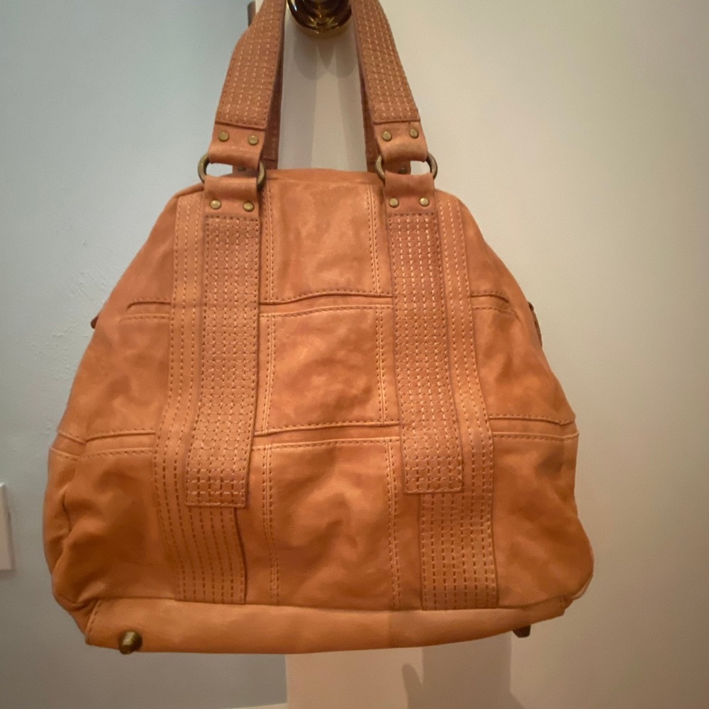 Joe’s genuine leather tan handbag